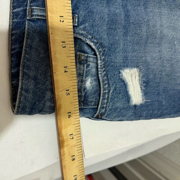 DL1961 Distressed Denim Jean Cut Off Shorts Karlie Boyfriend Shorts 28 - Picture 10 of 12